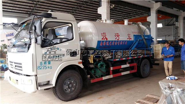 吸污車是如何應用SK系列水環式真空泵的